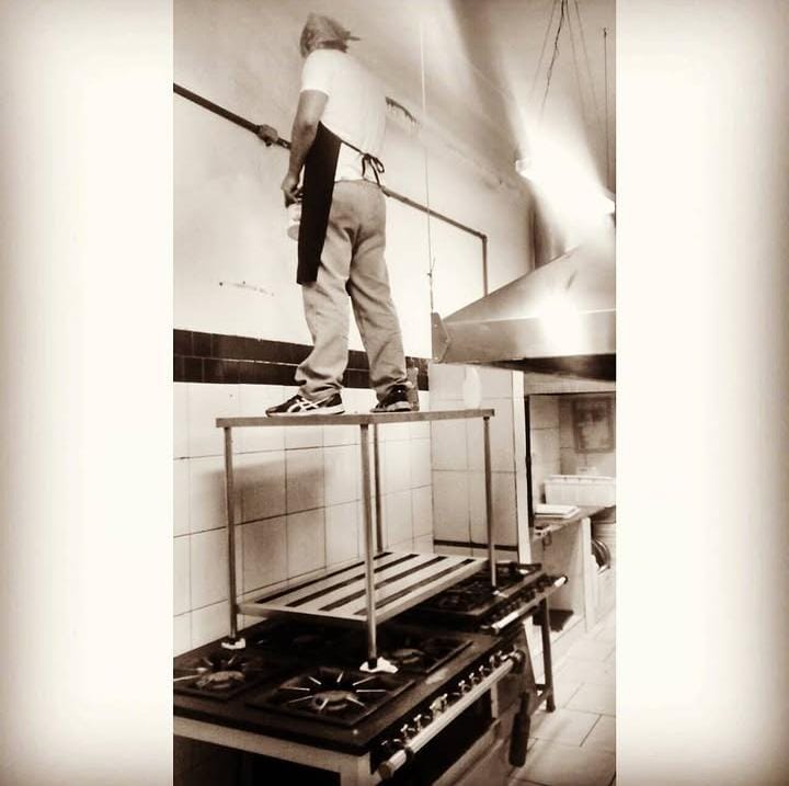 Guilherme in the Don Sabor kitchen