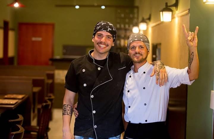 Guilherme with the team at Don Sabor
